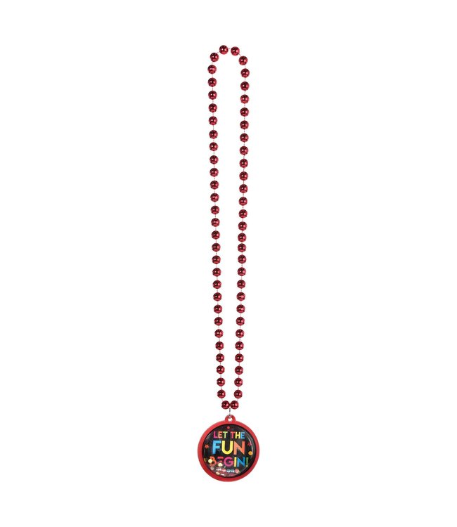 Amscan Inc. Let The Fun Begin Bead Necklace 17 Inches