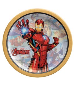 Amscan Inc. Iron Man 7 Inch Round Plates 8/pk