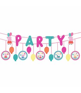 Amscan Inc. Peppa Pig Confetti Party Double Banner Multipack