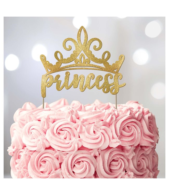 Amscan Inc. Disney Princess Glitter Cake Pick