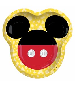 Amscan Inc. Mickey-10 1/2 Inch Shaped Plates