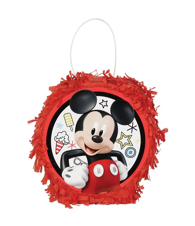 Amscan Inc. Disney  Mickey on the Go Tissue Party Favor Container (6HX6WX2D) Inch