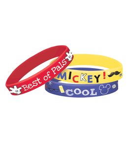 Amscan Inc. Disney  Mickey on the Go Rubber Bracelets