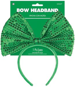 Amscan Inc. Green Big Bow Headband
