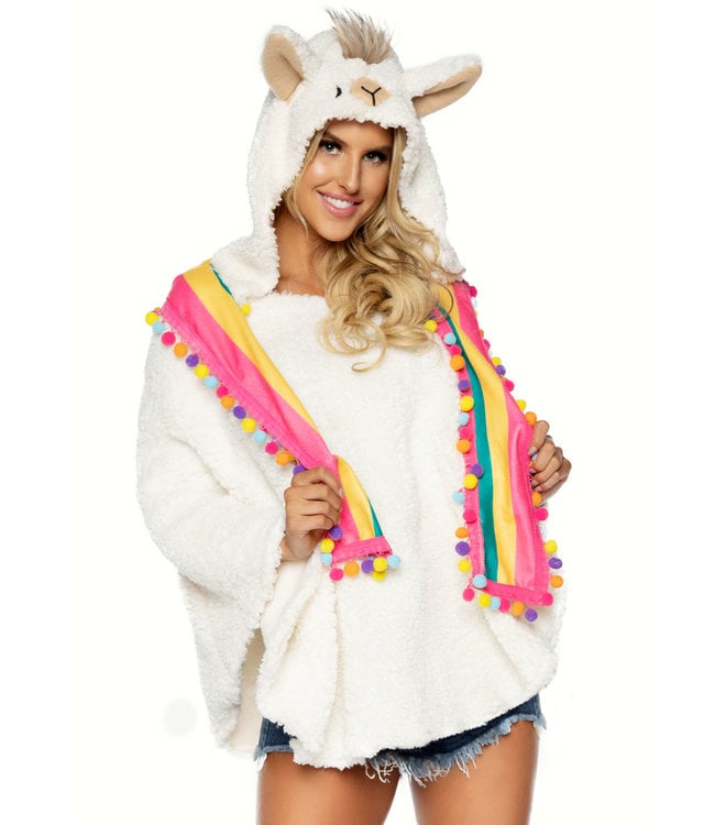 Leg Avenue Llama Poncho Women Costume OS/Adult