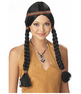 California Costumes Long Wig - Indian Maiden
