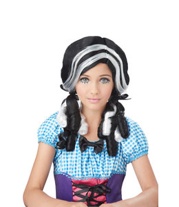 California Costumes Child Wig-Doll Curls Black White
