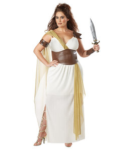 California Costumes Spartan Warrior Queen Costume-زي الملكة المحاربة سبارتان