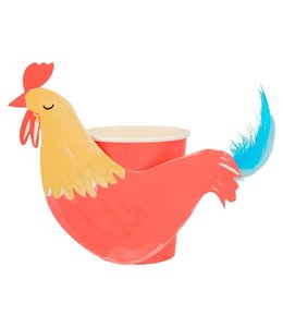 Meri Meri On The Farm Rooster Party Cups