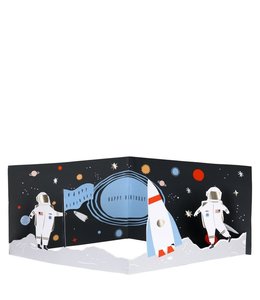 Meri Meri Space 3d Scene Birthday Card 7 x 5 inches