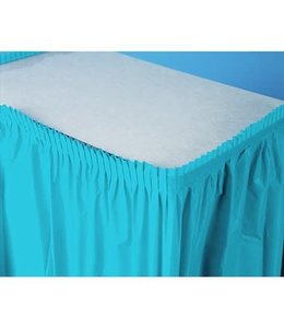 Amscan Inc. Plastic Table Skirts - 14 Ft. X 29 Inch Caribbean Blue 48