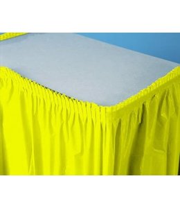 Amscan Inc. Plastic Table Skirts - 14 Ft. X 29 Inch Yellow