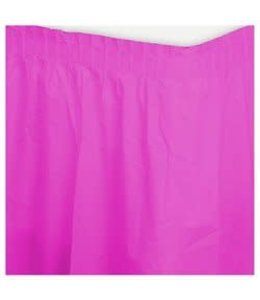 Amscan Inc. Plastic Table Skirts - 14 Ft. X 29 Inch Magenta
