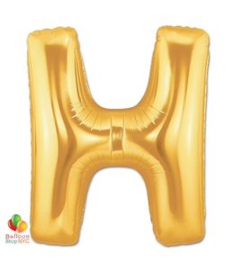 Miscellaneous Local Suppliers 40 Inch Mylar Balloon Letter H Gold