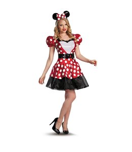 Disguise Glam Red Minnie Women's Costume