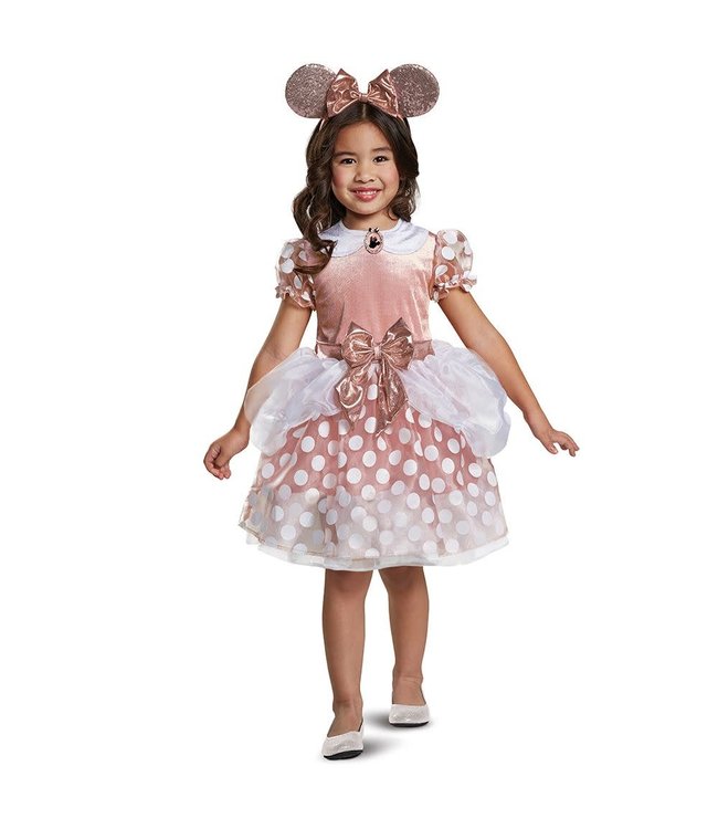 Disguise Minnie Mouse Rose Gold Classic Costume