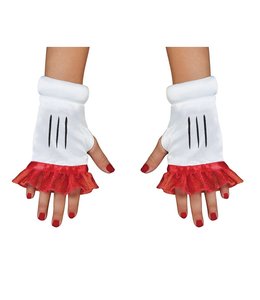 Disguise Red Minnie Child Glovettes