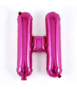 Ginger ray 16 InchMylar Airfilled Balloon Rose Pink Letter H
