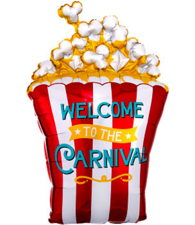 Anagram 29 Inch Mylar Balloon Shape-Carnival Popcorn