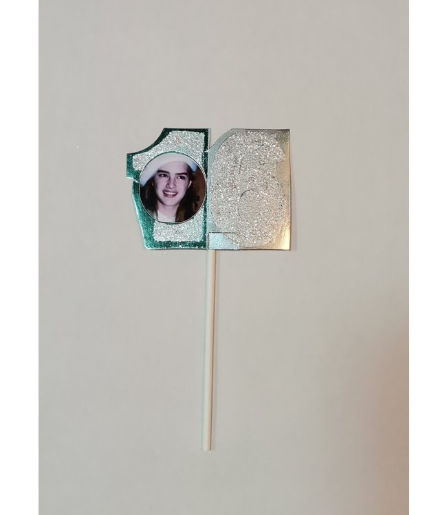 Amscan Inc. Cake Topper Number 16 1/pk