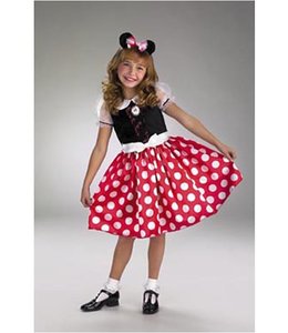 Disguise Minnie Mouse Red Classic Girls Costume