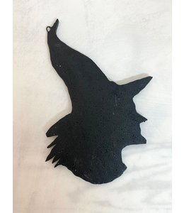 Styrofoam Halloween Cutout-Witch Head Silhouette