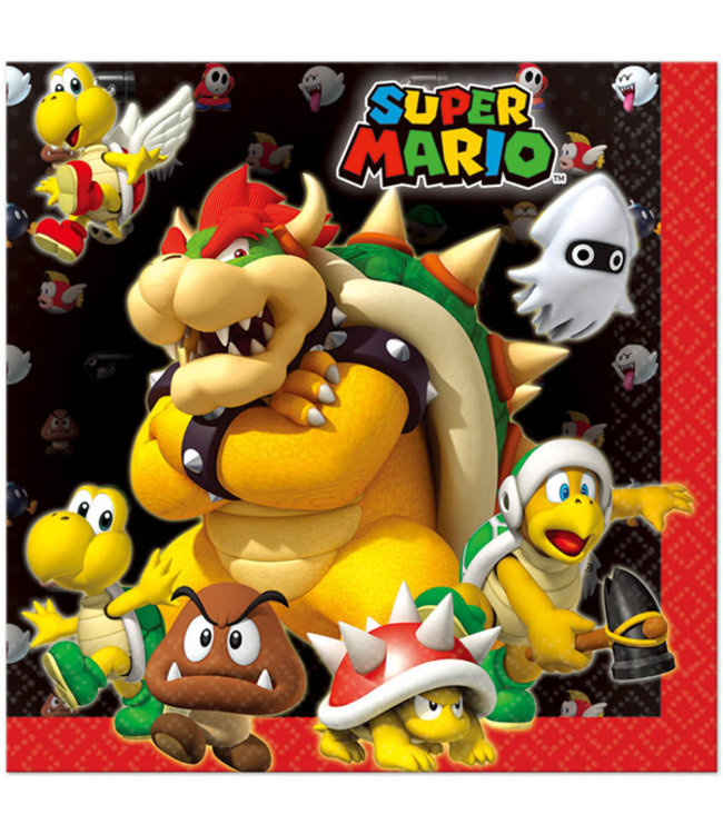 Amscan Inc. Super Mario - Luncheon Napkins 16/pk