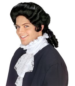 Rubies Costumes Wig - Colonial Man Black