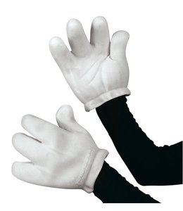 Rubies Costumes Gloves - Cartoon White Animal Gloves