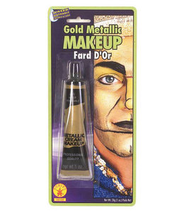 Rubies Costumes Metallc Cream Makeup - Gold