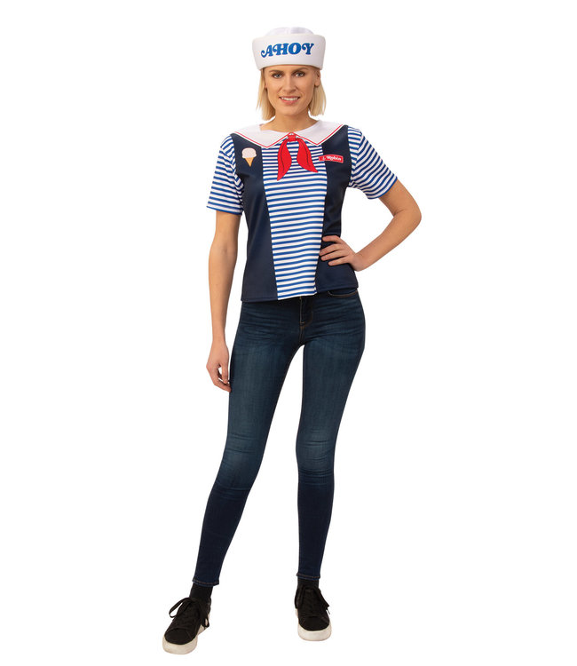 Rubies Costumes Stranger Things-Robin Scoops Ahoy Deluxe Women's Costume