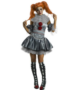 Adult IT Movie Deluxe Female Pennywise Costume