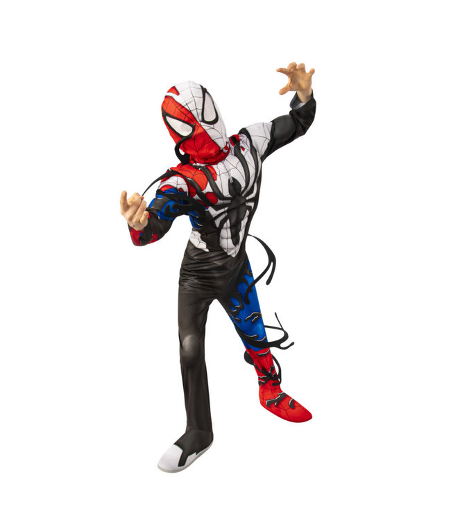 Rubies Costumes Kids Deluxe Venomized Spider Man Costume – Marvel Classic