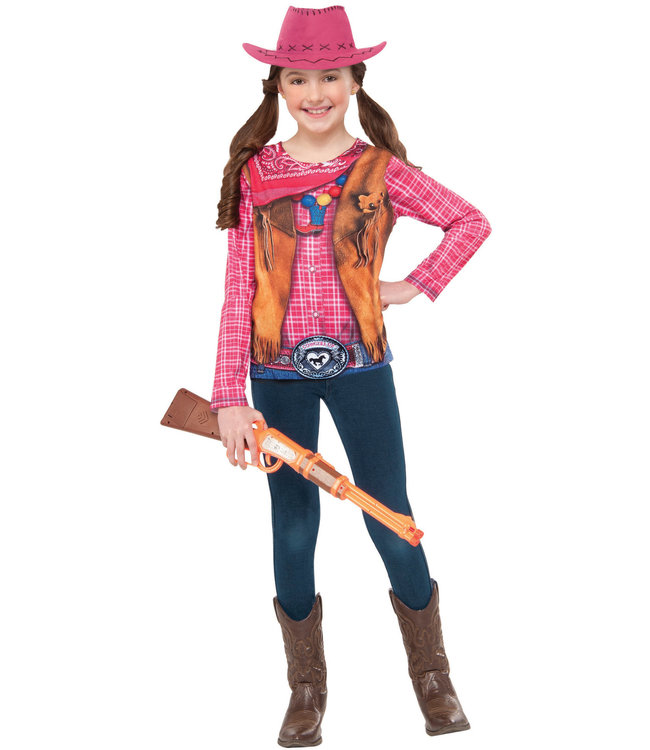 Forum Novelties Cowgirl Child Shirt