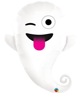 Qualatex 34 Inch Mylar Balloon-Emoticon Ghost