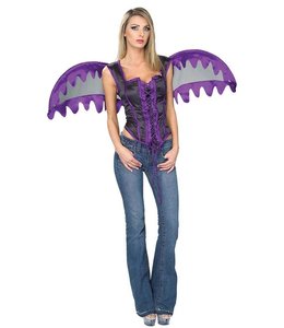 Rubies Costumes Purple Angel Corset With Wings