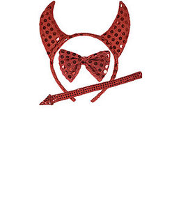 Rubies Costumes Accessory Kit - Sequin Red Devil