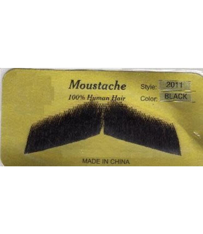 Rubies Costumes Moustache - Human Hair Gent Black