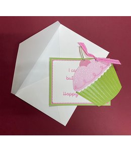 Greeting Card Happy Birthday-Cupcake