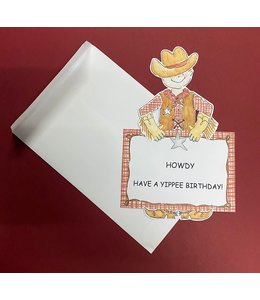 Greeting Card Yippee Birthday-Lil Buckaroo