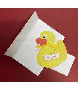 Greeting Card Happy Birthday-Rubber Ducky