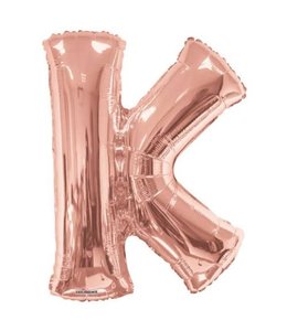 Conver USA 34 Inch Balloon Letter K Rose Gold