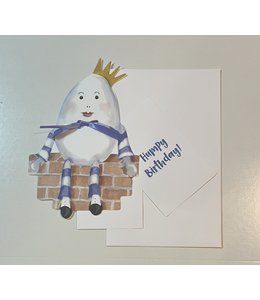 Greeting Card Happy Birthday-Humpty Dumpty