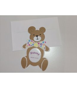 Greeting Card-Birthday Teddy Bear