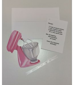 Greeting Card-Mixer Birthday