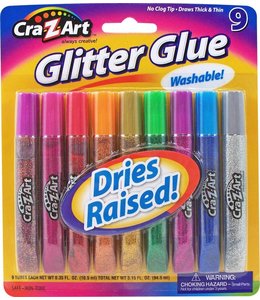 Crazart CraZart 9 Washable Glitter Glue