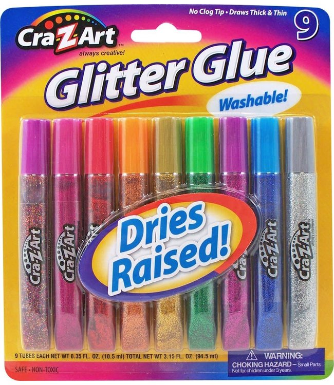 Crazart CraZart 9 Washable Glitter Glue