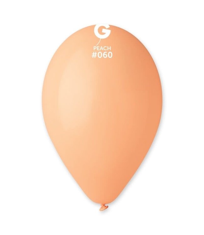 Gemar 11 Inch Latex Balloon 100 ct-Peach