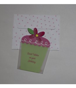 Greeting Card-Birthday Cupcake