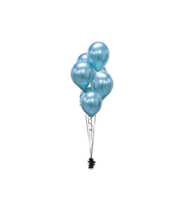 Godan 12 Inch Latex Balloons Chrome 50ct-Blue